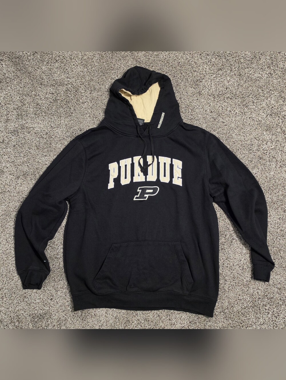 Purdue Black Pullover Hoodie 2XL